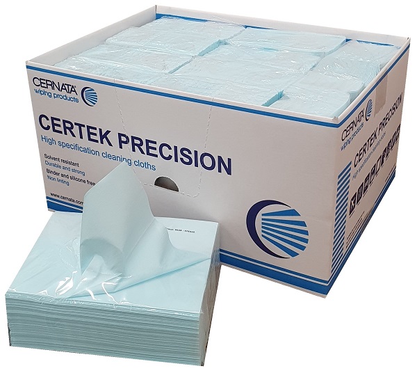 Certek Lint Free Nonwoven Wipes 400 Sheet Case 30x38cms - BLUE